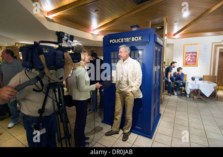 Der Schauspieler Roger Lloyd Pack, die als John Lumic in den Aufstieg des Cybermen-Serie von Dr. Who starrte. Stockfoto