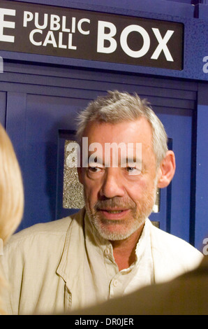 Der Schauspieler Roger Lloyd Pack, die als John Lumic in den Aufstieg des Cybermen-Serie von Dr. Who starrte. Stockfoto