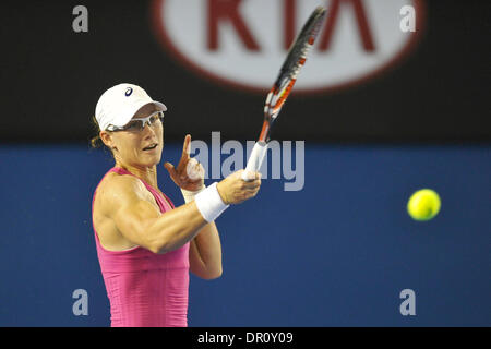 Melbourne, Australien. 17. Januar 2014. Samantha Stosur aus Australien in Aktion am fünften Tag der Australian Open aus Melbourne Park. Bildnachweis: Aktion Plus Sport/Alamy Live-Nachrichten Stockfoto