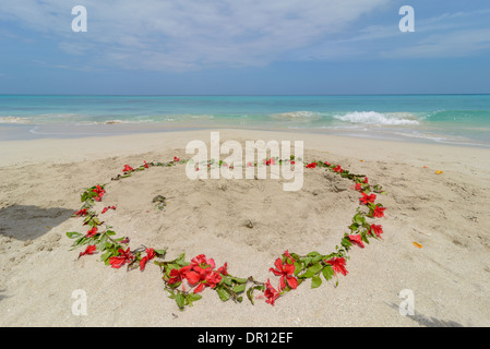 Hochzeit bin Strang, Hochzeit am Strand Stockfoto