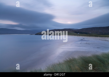 Ein Blick über den Klang von z. aus Horgabost, Isle of Harris, äußeren Hebriden, Schottland Stockfoto