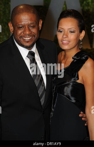 22. Februar 2009; West Hollywood, CA; USA; Forest Whitaker und Frau, Keisha, kommen für die Vanity Fair und nach der Party im Sunset Tower Hotel feiert den 81. Academy Awards. Rich Schmitt/ZUMA Press Stockfoto