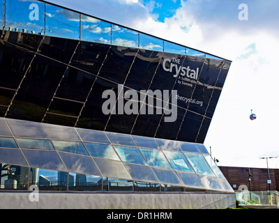 Der Kristall im Besitz und betrieben von Siemens, Royal Victoria Dock, East London, England, Vereinigtes Königreich Stockfoto