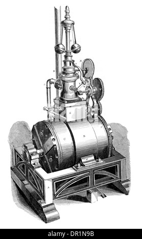 Bristols Rotary statische Dampfmaschine Stockfoto