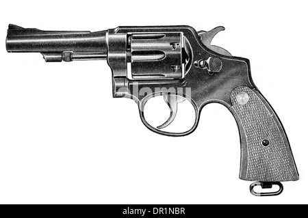 Smith und Wesson Militär und Polizei Revolver.38 Kaliber mit verkürzten Lauf Stockfoto