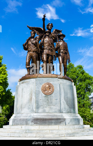 Ersten Weltkrieg Denkmal außerhalb der Washington State Capitol, Olympia, Washington, USA Stockfoto