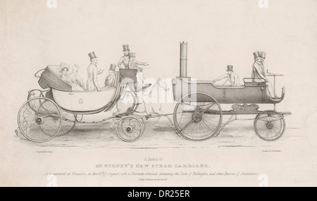 DER GURNEY STEAM CARRIAGE Stockfoto