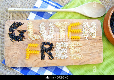 Glutenfrei Stockfoto
