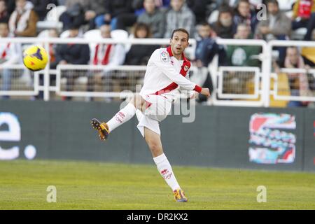 Madrid, Spanien, 24. November 2013. 24. November 2013. Nacho Martinez (Rayo) Football / Soccer: Spanisch "Liga Espanola" match zwischen Rayo Vallecano und Espanyol, beim Campo de Football de Vallecas in Madrid, Spanien, 24. November 2013. © AFLO/Alamy Live-Nachrichten Stockfoto