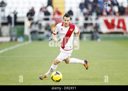 Madrid, Spanien, 24. November 2013. 24. November 2013. Tito (Rayo) Football / Soccer: Spanisch "Liga Espanola" match zwischen Rayo Vallecano und Espanyol, beim Campo de Football de Vallecas in Madrid, Spanien, 24. November 2013. © AFLO/Alamy Live-Nachrichten Stockfoto