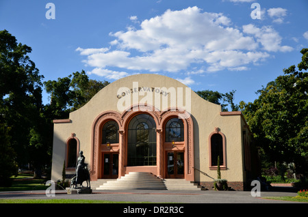 Am Konservatorium in Fitzroy Gardens in Melbourne, Victoria, Australien Stockfoto