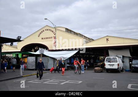 Der Queen Victoria Market in Melbourne, Australien Stockfoto