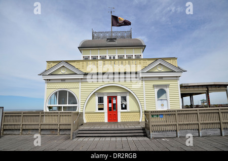 St. Kilda Pavilion auf dem Molenkopf in St. Kilda, Melbourne, Australien Stockfoto