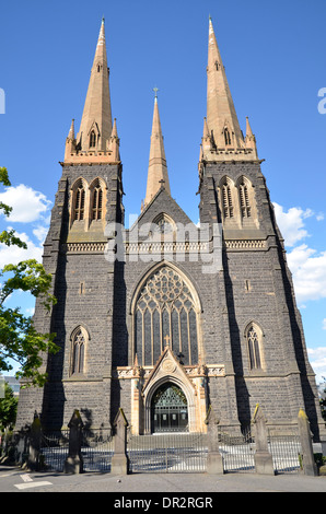 St. Patricks Kathedrale in Melbourne, Victoria, Australien Stockfoto