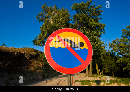 Stausee in der Nähe von Nielisz Dorf in der Woiwodschaft Lublin, SE Polen. Stockfoto