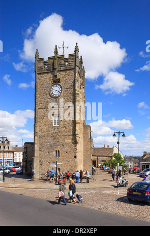 Marktplatz Richmond North Yorkshire England Stockfoto