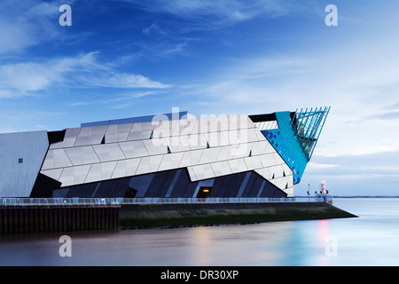 Die Tiefe, Rumpf des preisgekrönten Aquarium. Hull, East Yorkshire. Januar 2014. Stockfoto