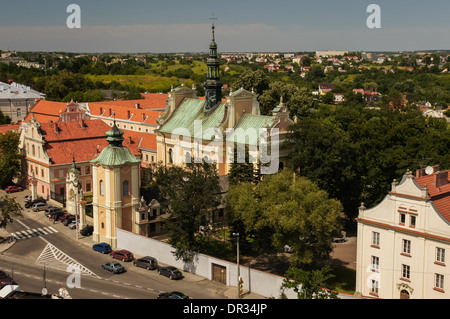 Die St.-Michael-Kirche und die Klosteranlage in Sandomierz, Polen Stockfoto