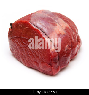 Rind Braten Gelenk (1kg) isoliert auf einem weißen Studio-Hintergrund. Stockfoto