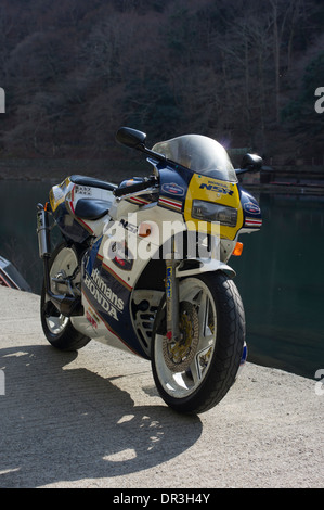 Honda NSR 250R Motorrad, Kyoto, Japan Stockfoto