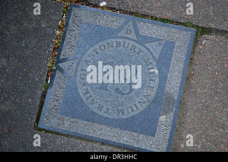 Glastonbury Jahrtausends Trail, Glastonbury Somerset UK Stockfoto