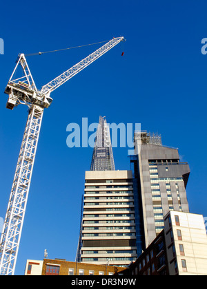 Die Scherbe oben Kerls & St. Thomas' Hospital, Southwark, South London, England, UK Stockfoto