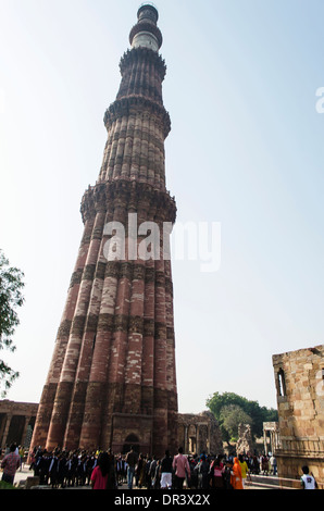 Qutub Minar, Delhi, Indien Stockfoto