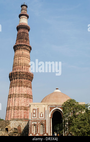 Qutub Minar, Delhi, Indien Stockfoto