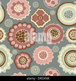 Bunte abstrakte Musterdesign auf grauem Hintergrund Stockfoto