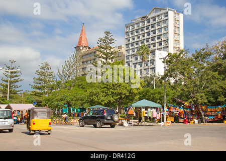 Maputo, Mosambik - 29. April: der traditionelle Markt am Sonntag in Maputo, Mosambik am 29. April 2012. Der lokale Markt ist einer der Touristen Attraktion der Stadt. Stockfoto