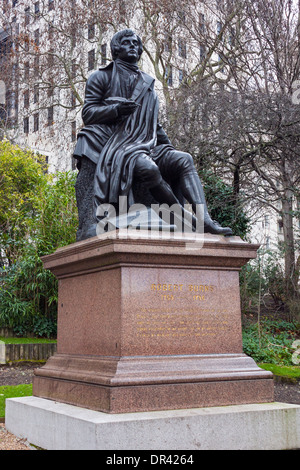 Statue von Robert Burns, schottischer Dichter Stockfoto