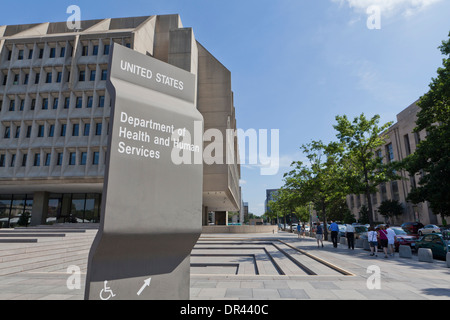 U.S. Department of Health And Human Services zentrale Gebäude (DHHS / HHS)-Washington, DC USA Stockfoto