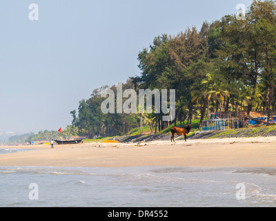 Betalbatim Strand Ansicht Stockfoto