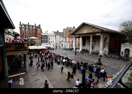 Straßenkünstler in Covent Garden in London Stockfoto