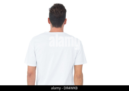 Rückansicht eines jungen Mannes Stockfoto