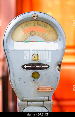 Vintage Parkuhr detail Stockfoto