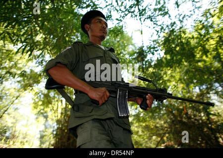 Karen National Union KNU Rebellen rebellieren Birma Stockfoto