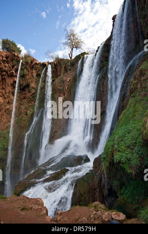 Ouzoud Wasserfälle in Marokko Stockfoto