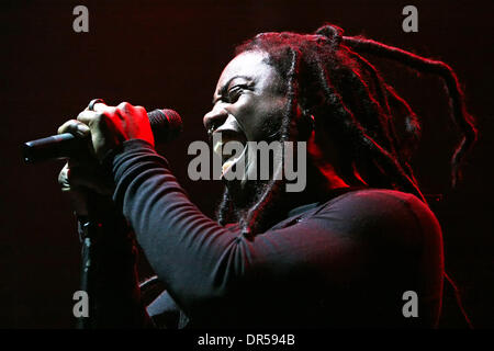 27. Januar 2009 - San Jose, Kalifornien, USA - Sevendust die live im San Jose Events Center. (Kredit-Bild: © Tracy Van Nonnenkloster/ZUMA Press) Stockfoto