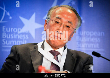 Nobuo Tanaka, Executive Director, internationale Energie Agentur (IEA) beteiligt sich an europäischen Wirtschaftsgipfel im Fokus auf Wirtschaftskrise in Brüssel, Belgien am 2009-03-26 Â © von Wiktor Dabkowski... Polen, (Kredit-Bild: © Wiktor Dabkowski/ZUMA Press) Stockfoto