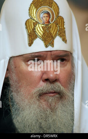 9. Dezember 2008 - starb St. Petersburg, Russland - Patriarch Alexy II, der russischen orthodoxen Kirche seit 18 Jahren führte, im Alter von 79 in seiner Residenz in der Nähe der russischen Hauptstadt am Freitag Morgen, 5. Dezember 2008. Im Bild: Patriarch von Moskau und alle Russland ALEXY II am 4. April 2006. (Kredit-Bild: © PhotoXpress/ZUMA Press) Einschränkungen: * Nord- und Südamerika Rechte nur * Stockfoto