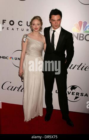 I13965CHW.66TH ANNUAL GOLDEN GLOBE AWARDS - OFFIZIELLE NBC UNIVERSAL UND FOCUS FEATURES AFTERPARTY. BEVERLY HILTON HOTEL, BEVERLY HILLS, CA.01/11/09.AMANDA SEYFRIED UND DOMINIC COOPER. Foto: CLINTON H. WALLACE-PHOTOMUNDO-GLOBE Fotos INC. (Kredit-Bild: © Clinton Wallace/Globe Photos/ZUMAPRESS.com) Stockfoto