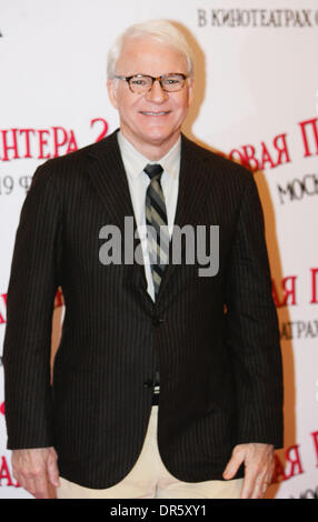 9. Februar 2009 - Moskau, Russland - Schauspieler STEVE MARTIN bei der rosarote Panther 2 Moskau Premiere. (Kredit-Bild: © PhotoXpress/ZUMA Press) Einschränkungen: * Nord- und Südamerika Rechte nur * Stockfoto