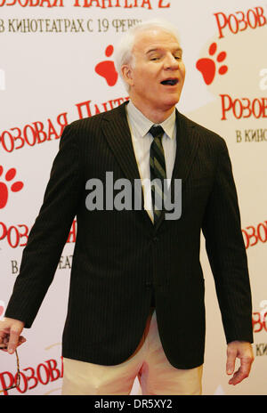 9. Februar 2009 - Moskau, Russland - Schauspieler STEVE MARTIN bei der rosarote Panther 2 Moskau Premiere. (Kredit-Bild: © PhotoXpress/ZUMA Press) Einschränkungen: * Nord- und Südamerika Rechte nur * Stockfoto