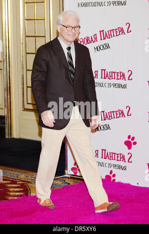 9. Februar 2009 - Moskau, Russland - Schauspieler STEVE MARTIN bei der rosarote Panther 2 Moskau Premiere. (Kredit-Bild: © PhotoXpress/ZUMA Press) Einschränkungen: * Nord- und Südamerika Rechte nur * Stockfoto