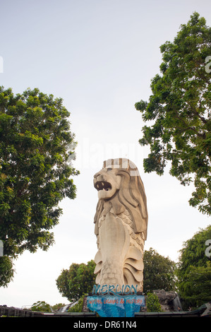 Merlion. Sentosa Island. Stockfoto