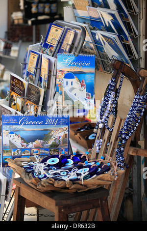 Europa Griechenland Athen Monastiraki einen Blick auf Pandrossou Strasse in den Flohmarkt Stockfoto
