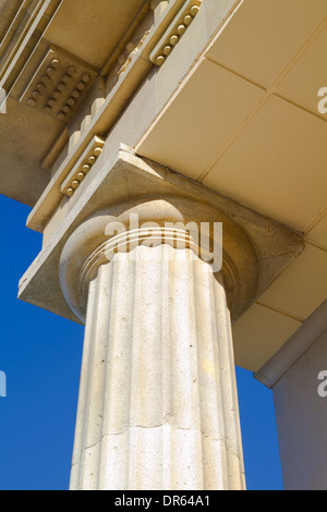 Nahaufnahme von klassischen Säulen Stockfoto