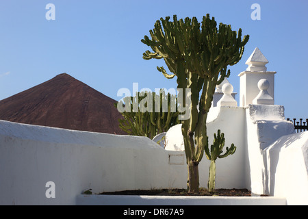 Fundación César Manrique Stiftung César Manrique, im ehemaligen Wohnhaus des Künstlers in Tahiche, Lanzarote, Kanarische Inseln, cana Stockfoto
