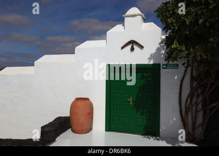 Fundación César Manrique Stiftung César Manrique, im ehemaligen Haus des Künstlers in Tahiche, Lanzarote, Kanarische Inseln-Haus, ca. Stockfoto